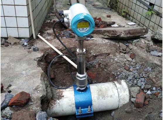 璧山區(qū)水利局插入式電磁流量計對6大水廠進(jìn)水流